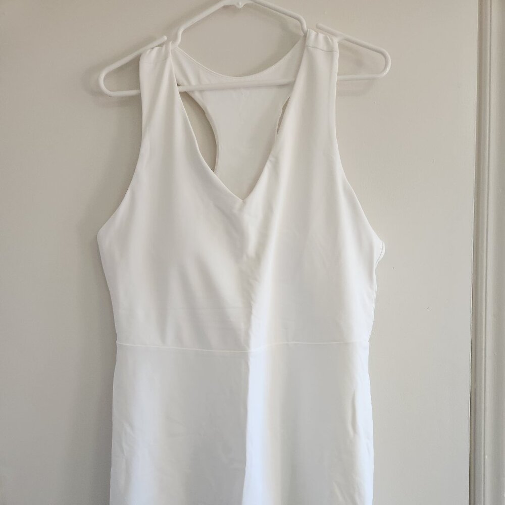 White tennis dress from Fabletics
